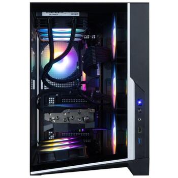 Zalman D40F ATX Mid Tower korpuss, 7x120mm FRGB ventilatori, melns, 410mm VGA, 160mm CPU, ATX/mATX/ITX (D40F BLACK)