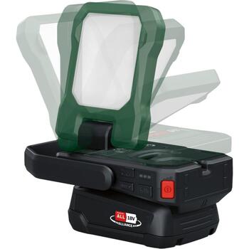 Bosch EasySpotLight 18V-400 06039A1200 светодиодный фонарь, 18В, 400 лм, 3 уровня, теплый/холодный свет, USB-C power bank (06039A1200)