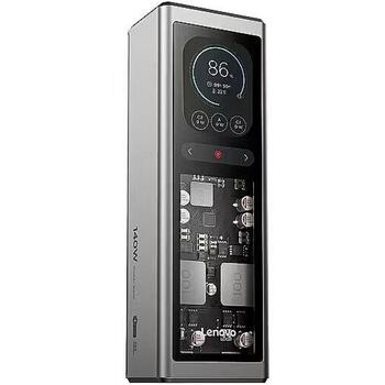 Lenovo 140W ноутбук PowerBank G0A3140WWW, 20000 мАч, 140 Вт, 2 x USB-C, 1 x USB-A, золотисто-серый (G0A3140WWW)