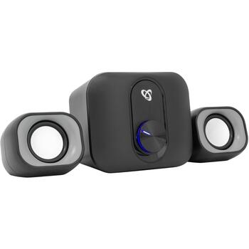 Sbox Akustika SP-182, 11W, 150-20000Hz, >=45dB, 2x50,8mm (sat), 76,2mm (sab), 5V USB, AUX 3,5mm (SP-182)