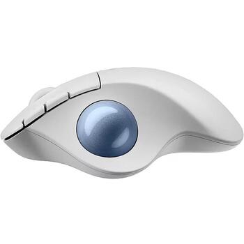 Logitech ERGO M575S Bezvadu Trackball Pele 910-007030, 2000 DPI, 5 pogas, Bluetooth, USB, 10 m bezvadu diapazons (910-007030)