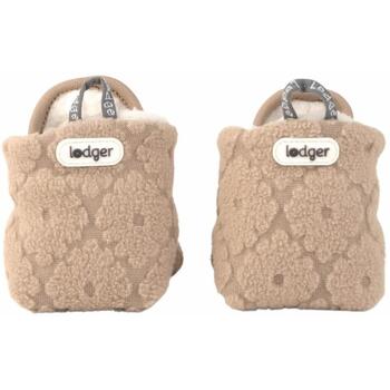 Lodger Slipper Folklore Fleece тапочки SL 630_6-12, 6-12M, 100% полиэстер, липучка Velcro, нескользящая подошва, песочный цвет (SL 630_6-12)