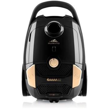 ETA пылесос Avanto ETA151990000, 700 W, 3 L, черный, с мешком, HEPA H12 фильтр, 360° поворотные колеса (ETA151990000)