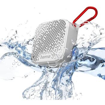 Hama Bluetooth колонка 00188225, 3,5W, IP67, 14ч работы от аккумулятора, USB-C, Bluetooth 5.3, AUX вход, микрофон (00188225)