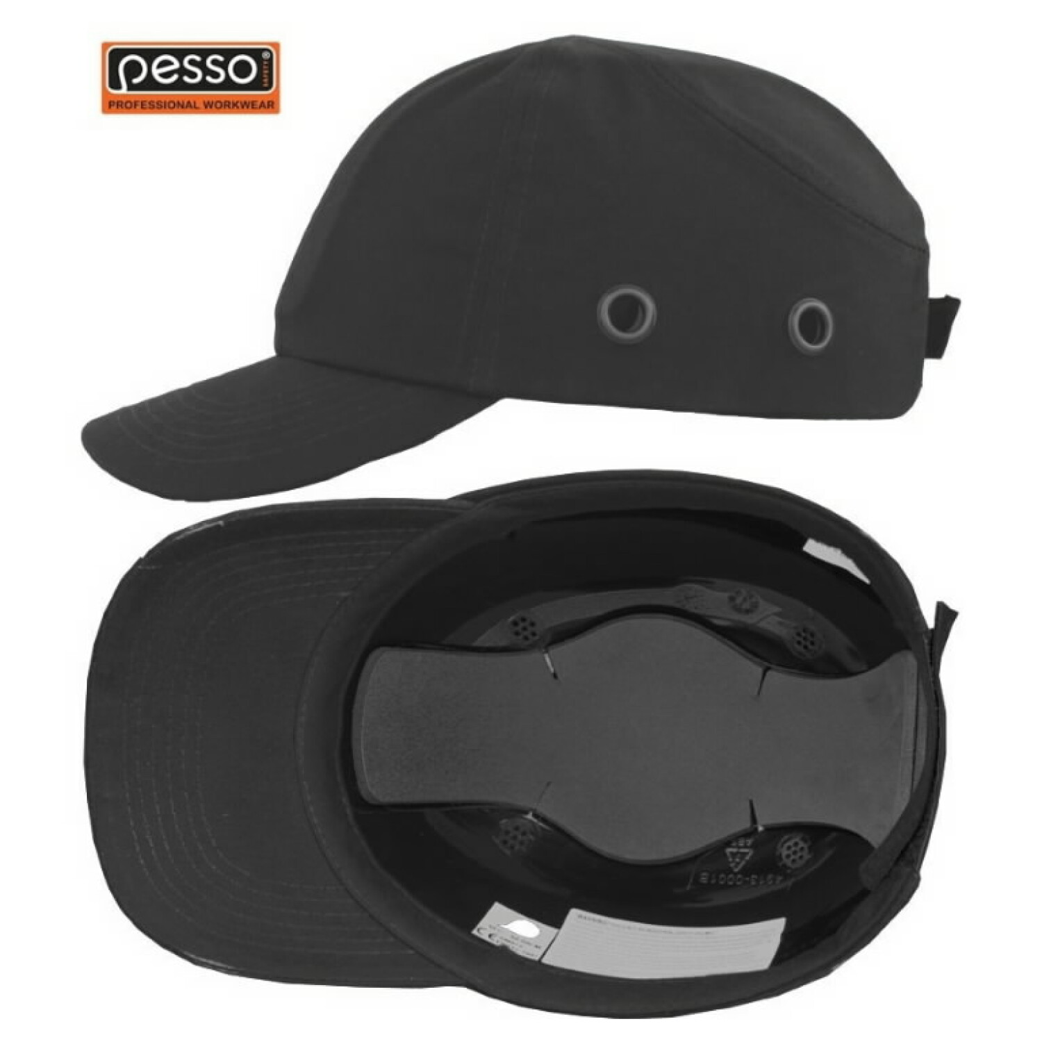 Pesso Защитная каска KAPSPJ, 220г, универсальный 55-62см, ABS, вентиляционные отверстия, регулируемый, EN 812 (KAPSPJ)