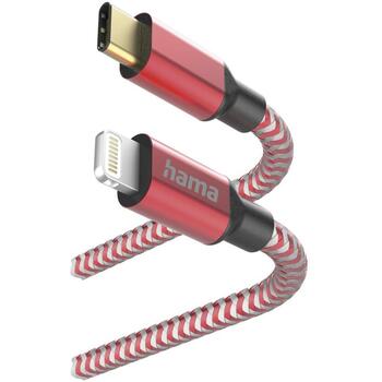 Hama USB-кабель 00201562, 1.5m, 3A, 480Mbit/s, Lightning разъем, USB Type-A разъем, быстрая зарядка (00201562)