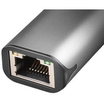 Axagon Сетевой адаптер ADE-25RC, 2.5 Гбит/с, USB Type-C, 1x RJ-45, 10/100/1000/2500 Мбит/с, металлический корпус, Plug and Play (ADE-25RC)