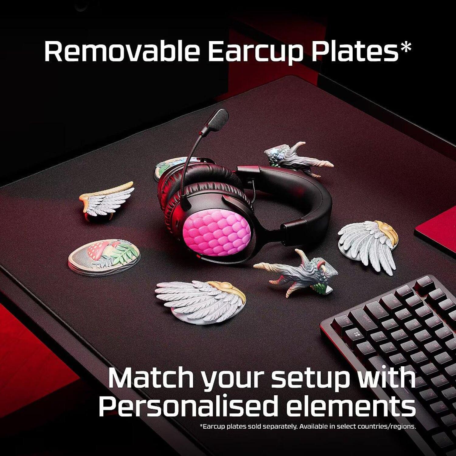 HyperX Austiņas Cloud III S Wireless A59YZAA, 20-20000 Hz, 340 g, 64 Ω, 112 dB, Bluetooth, Noņemams mikrofons (A59YZAA)