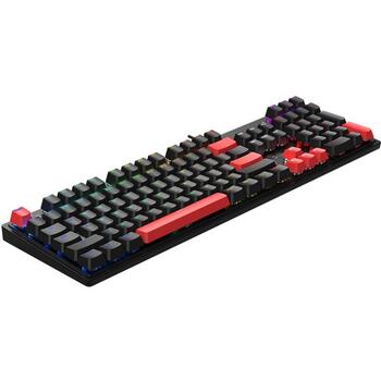 A4Tech Bloody S520N Fire Black A4TKLA47737, механическая клавиатура, 104 клавиши, переключатели BLMS Red Plus, RGB, USB, 1.8м (A4TKLA47737)