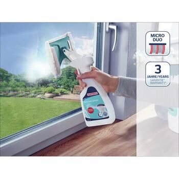 Leifheit Window Spray Cleaner 1051165, 500мл, 2в1 средство для мытья окон с моющим средством, микро-дуо подушечка (1051165)