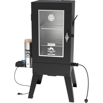 Browin dragON E101 330345, электрическая коптильня с дымогенератором, 70л, 1300Вт, 230В, 50Гц, 6-9кг, 38-130°C (330345)