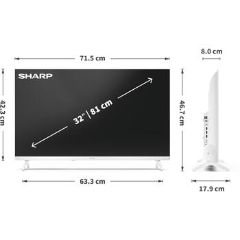 Sharp 32HF2265EW 32