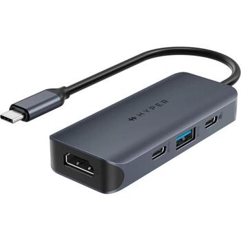 Hyper док-станция HyperDrive Next HD4001GL, 1x HDMI, 4K 60 Hz, 10 Gbps USB-A, 10 Gbps USB-C, 100 W PD 3.0, USB-C 3.2 Gen 2 (HD4001GL)