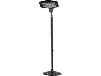 Lund infrasarkanais sildītājs 68793, 2200 W, 25 m², IP24, kvarca lampa, 5000 h, tālvadība, statīvs (68793)