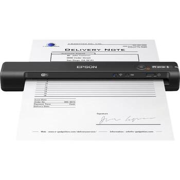 Epson Bezvadu mobilais skeneris ES-60W B11B253401, 216mm x 1800mm, 600dpi, Akumulators, Wi-Fi(n), LED (B11B253401)