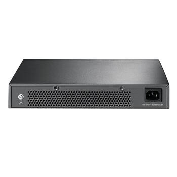 TP-Link TL-SG1024DE сетевой коммутатор Easy-Smart 24× Gigabit 10/100/1000 Mbps VLAN QoS IGMP Snooping чёрный (TL-SG1024DE)
