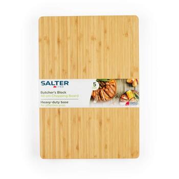 Salter Разделочная доска BW13307RD, 4x27,8x39,9см, коричневая, дерево, прочная, универсальная, легкое поднятие (BW13307RD)