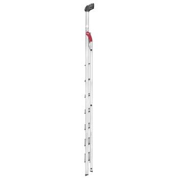 HAILO L60 StandardLine 038160807, 8 pakāpieni, 150 kg, 372 cm, alumīnijs, pretslīdes, salokāmas (038160807)