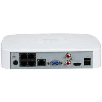Dahua NVR2104-P-4KS3 сетевой видеорегистратор, 4CH, 4PoE, 1HDD, 6x1080p@30fps, 80/80/60 Mbps, AI, SMD Plus (NVR2104-P-4KS3)