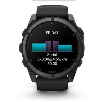 Garmin умные часы Fenix 9 010-04763-11, 51мм, AMOLED, 1,4