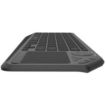Natec bezvadu klaviatūra SMART TV TURBOT 2 NKL-2317, 90 taustiņi, bez apgaismojuma, bezvadu, USB (NKL-2317)