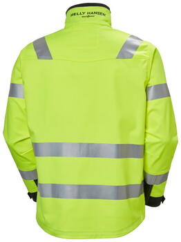 Helly Hansen Hi-vis jaka Alna 2.0 stretch 77220_369-L, 0.991kg, 320g/m², CL3, dzeltena/melna, L, elastīgs audums (77220_369-L)
