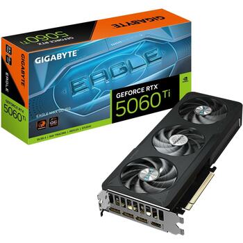 Gigabyte Видеокарта GV-N506TEAGLEMAX OC-16GD 16GB GDDR7, 128bit, PCI-E 5.0, 2617MHz, 3 x DP, 1 x HDMI, DLSS 4 (GV-N506TEAGLEMAX OC-16GD)