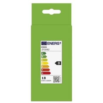 Emos LED лампа FILAMENT A70 ZF5D82, 18 W, 230 V, 2452 lm, 2700 K, E27, 360°, 8 чипов, класс D (ZF5D82)
