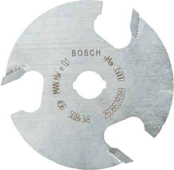 Diskveida gropju frēze 8 mm, D1 50,8 mm, Rokas frēzēm, malu frēzēm DISKVEIDA GROPJU FRĒZE EXPERT FOR WOOD, 2608629389, BOSCH (2608629389)