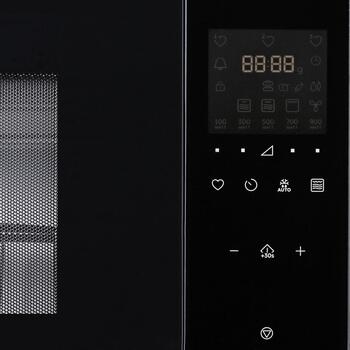 Electrolux LMS4253TBK встраиваемая микроволновая печь, 25 л, 900 Вт, гриль 1000 Вт, 230 В, 1450 Вт, стеклянный поддон 315 мм (LMS4253TBK)