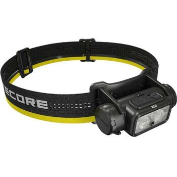 Nitecore Налобный фонарь NU50 1400 лм, LED, 2 лампы, IP68, Водонепроницаемость до 2 м, Встроенный аккумулятор 5000 мАч, 200 ч (NU50)