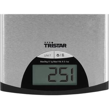 Tristar Кухонные весы KW-2435, 5кг, 1г точность, цифровой дисплей, батарея в комплекте (KW-2435)