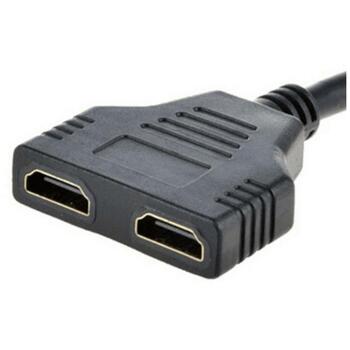 Gembird HDMI sadalītājs DSP-2PH4-04, 1 x HDMI vīriešu, 2 x HDMI sieviešu, melns (DSP-2PH4-04)