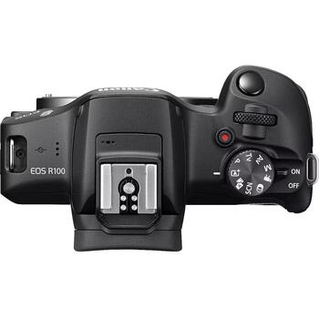 Canon EOS R100 беззеркальная камера + RF-S 18-45mm F4.5-6.3 IS STM объектив 6052C013, 24.1 МП, ISO 12800, 3.0