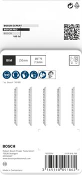 3 figūrzāģa asmeņi Bimet. T 101 BRF, Figūrzāģiem PRO HARDWOOD CLEAN REVERSE T101BRF FIGŪRZĀĢA ASMENS, 2608636227, BOSCH (2608636227)