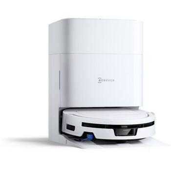 Ecovacs робот-пылесос DEEBOT T90 Max OMNI WH, 30000 Па, 5200 мАч, 257 мин, 2.5 л, влажная и сухая уборка, док-станция (T90 Max OMNI WH)