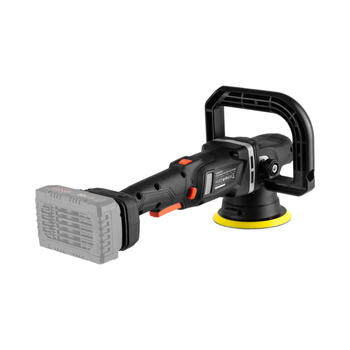 Dnipro-M DPE-200BC akumulatora ekscentriskā pulēšanas mašīna auto un virsmu pulēšanai 20V bezsuku 125mm 15mm 0-5500apgr./min (48373000)