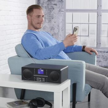 Hama цифровое радио 00054253, DAB+/FM, 10W RMS, 30 ячеек памяти, Bluetooth, USB, AUX, 2,4 дюйма TFT (00054253)