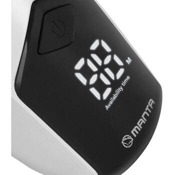 Manta Matu un bārdas trimmeris HS-01BK, 5 uzgaļi, IPX7, USB-C, 3 garuma iestatījumi, 90min uzlāde, 90min darbība (HS-01BK)