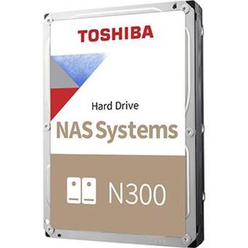 Toshiba Жесткий диск N300 NAS HDWG71AEZSTAU, 10 ТБ, SATA 6Gb/s, 5900 об/мин, 512 МБ кэш (HDWG71AEZSTAU)