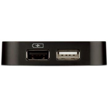 D-Link USB centrmezgls DUB-H4/E, 4 porti, USB 2.0, 480 Mbit/s, 5 V, LED indikatori, Plug and Play, FCC CE C-Tick (DUB-H4/E)