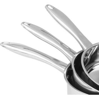 Russell Hobbs Classic Collection S/S набор сковород BW06572EU72, 5 шт., 14-24 см, нержавеющая сталь, стеклянные крышки (BW06572EU72)