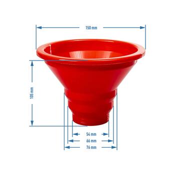 Browin burku piltuve Ø150 mm 139200, 150mm, 50g, piemērota burku pildīšanai, viegli mazgājama (139200)