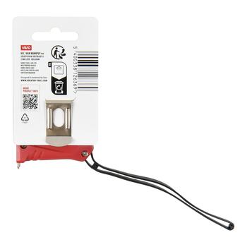 Kreator mērlente KRTH70101, 2 m, 13 mm, tērauds, MID 2. klase, fiksators, jostas klips (KRTH70101)