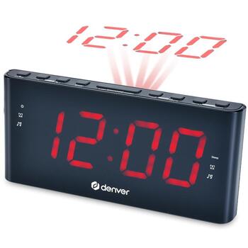 Denver Цифровые будильники CPR-710 111131000560, 4,57см, AC 230V, AAA, FM, LED, 3.5mm (111131000560)