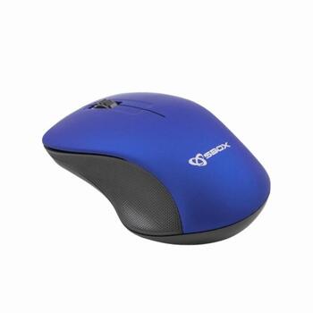 Sbox Мышь M-958BL, 1000 DPI, USB 2.0, 3 кнопки, 1,5м, оптический сенсор, ABS пластик, совместима с Windows и MacOS (M-958BL)
