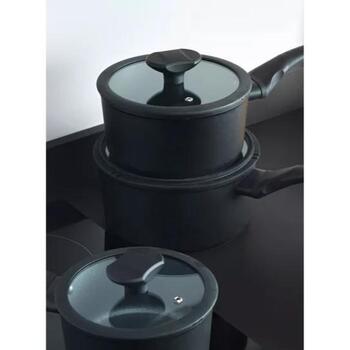 Russell Hobbs Высокий набор кастрюль RH02131EU7, 16см, 18см, 20см, 3 x стеклянные крышки (RH02131EU7)
