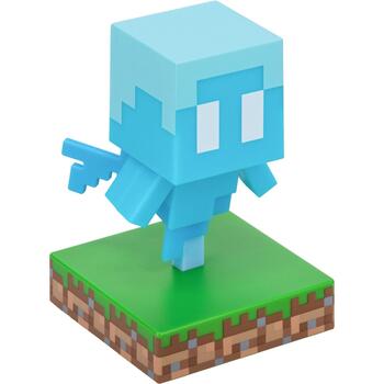Paladone Minecraft Allay Icon Light PP12709MCF, 11см, синий, LED, настольная, официально лицензированная (PP12709MCF)