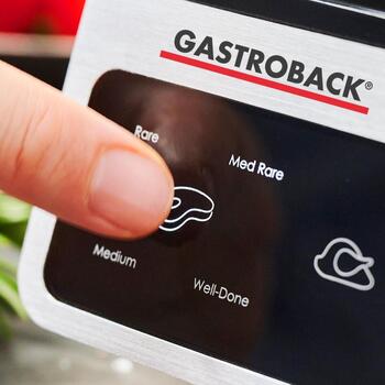 Gastroback Гриль 42542, 2000Вт, 120см, 2 позиции для гриля, сменные нагревательные поверхности, нержавеющая сталь (42542)