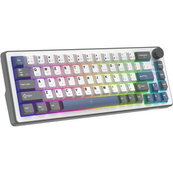 White Shark EXCALIBUR M GK-009251, механическая клавиатура 67 клавиш, 65%, линейные переключатели, hot-swap, 3 режима, RGB (EXCALIBUR-M-W-US)